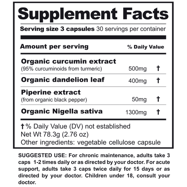 IMMUNITY [herbals] Supplement Facts