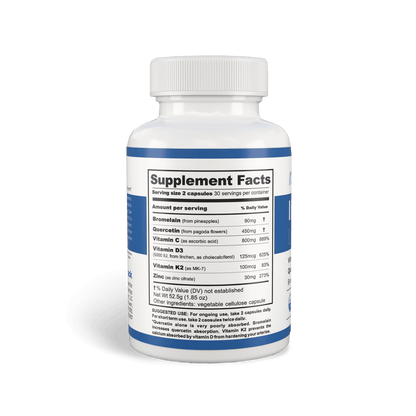 vitamins back view